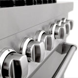 ZLINE RAS-WM-60 Dual Fuel Range in DuraSnow Stainless Steel - image 22