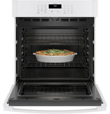 GE JKS3000DNWW - 27 in. 4.3 cu. ft. Smart Electric Single Wall Oven - White