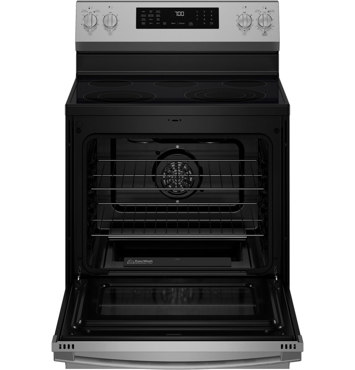 GE Profile PRF700AYFS oven interior