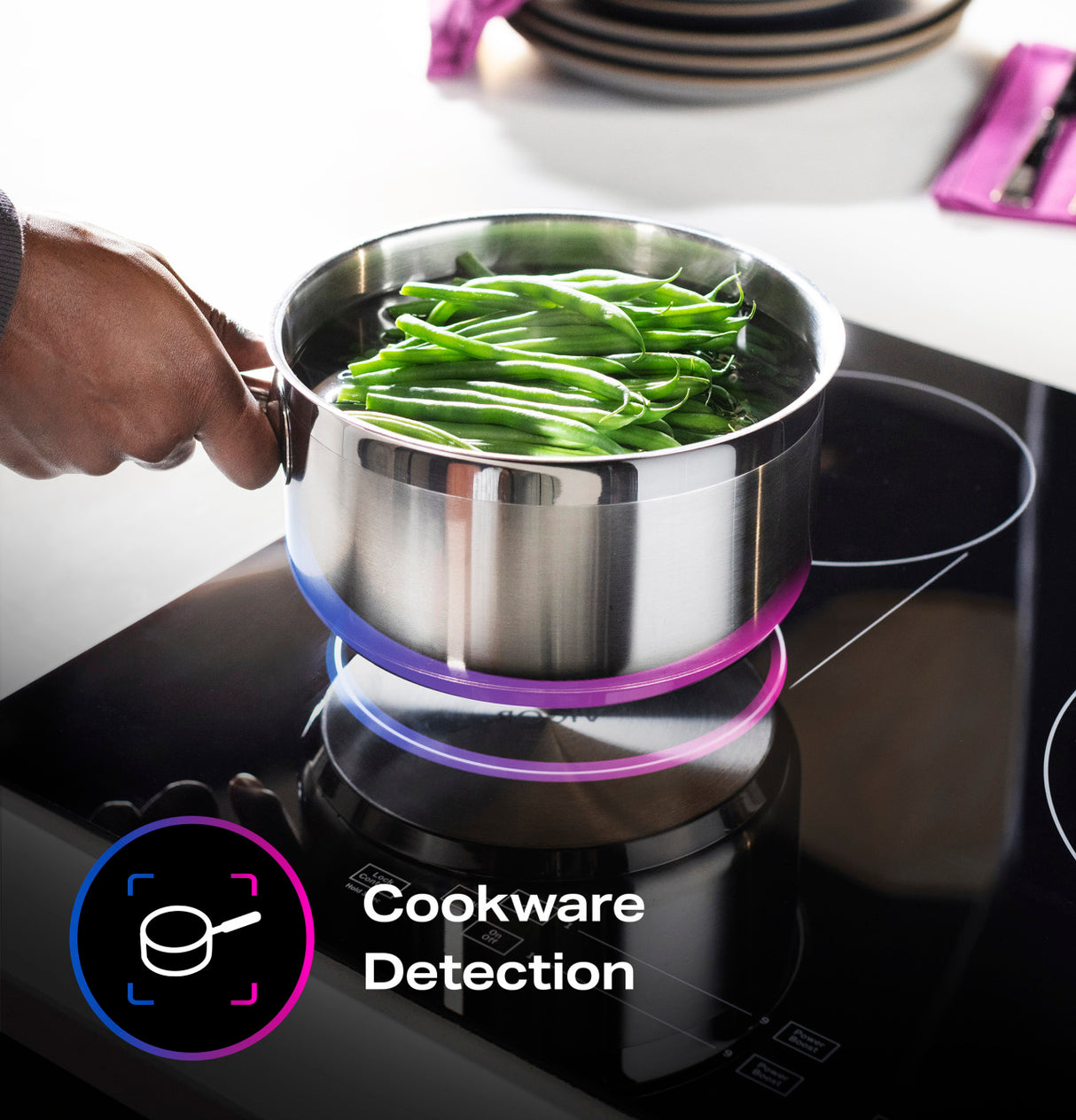 GE Profile ENERGY STAR 36 in. Built-In Touch Control Induction Cooktop - PHP6036DWBB