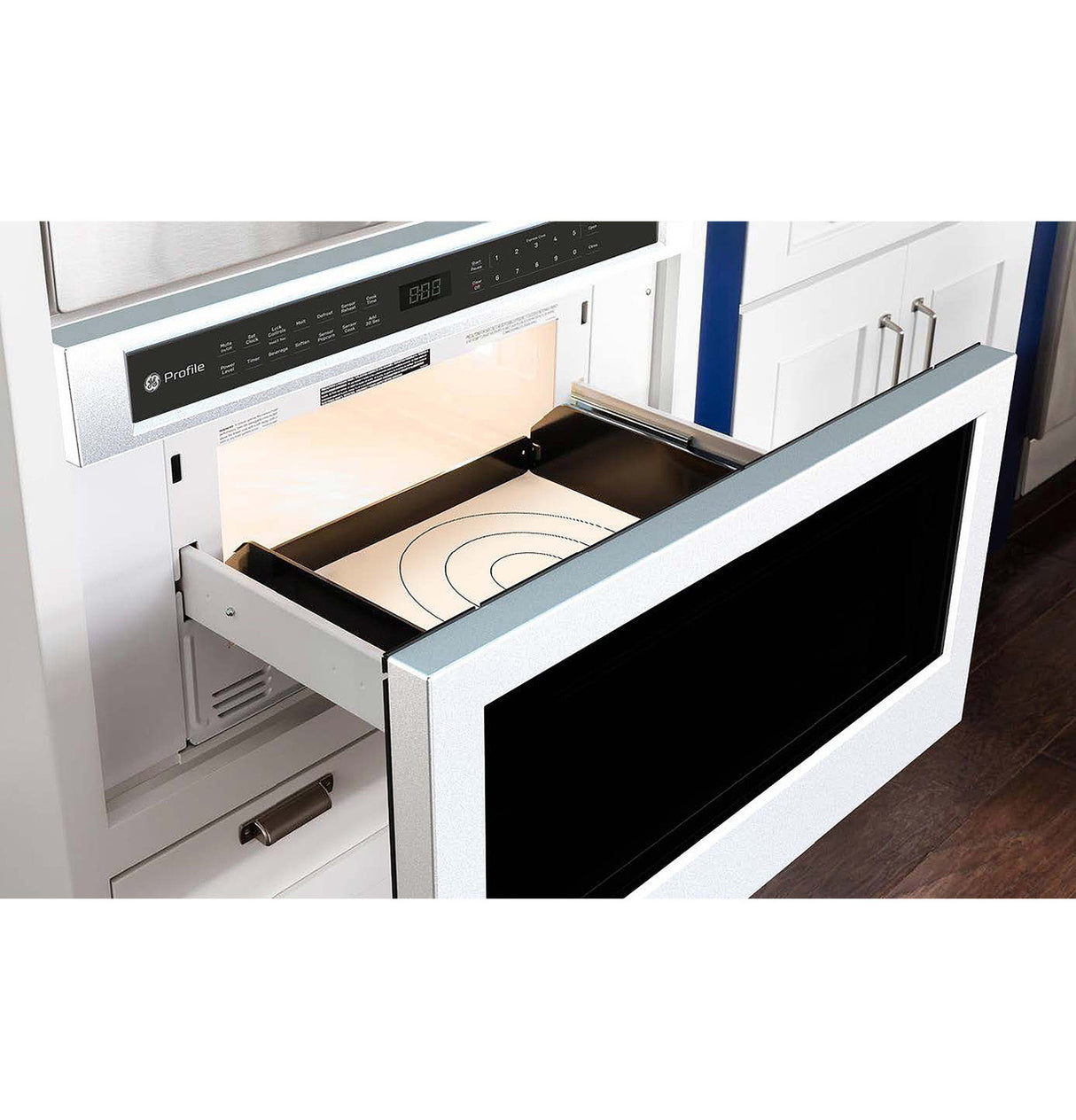 GE Profile PWL1126SWSS in kitchen island