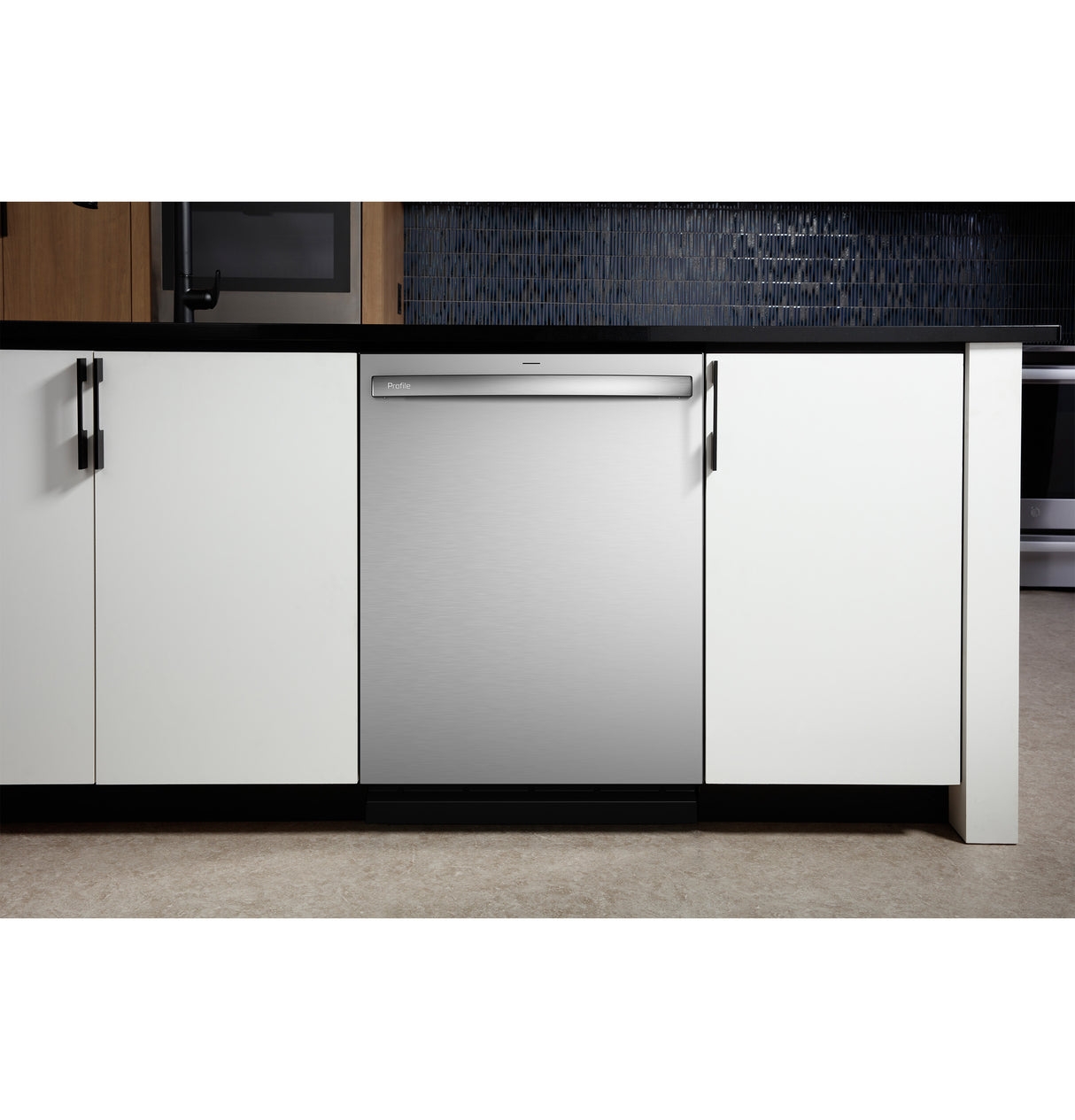 GE Profile(TM) ENERGY STAR(R) Fingerprint Resistant Top Control Stainless Interior Dishwasher with Microban(TM) Antimicrobial Protection with Sanitize Cycle - (PDT715SYVFS)