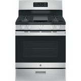 30 Inch Free-Standing Gas Range with 5 Sealed Burners, 5.0 cu.