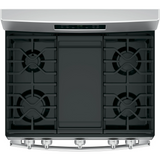 30 Inch Free-Standing Gas Range with 5 Sealed Burners, 5.0 cu.
