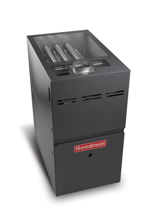 1.5 Ton 15.2 SEER2 80% AFUE 60,000 BTU Goodman Gas Furnace and R32 Heat Pump System - Horizontal