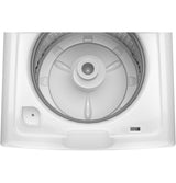 GE 4.3 cu. ft. Top Load Washer with Stainless Steel Basket, Dual-Action Agitator & Cold Plus – White