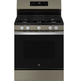 GE GGF600AVES 30 inch free-standing gas convection range in Fingerprint Resistant Slate - front view