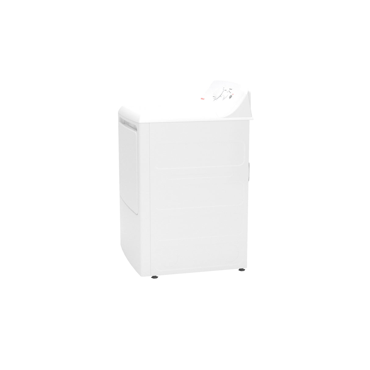 Hotpoint 6.2 cu. ft. Capacity Gas Dryer with Shallow Depth – White (HTX26GASWWW)