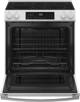 GRS500PVWW GE Gas Range oven interior