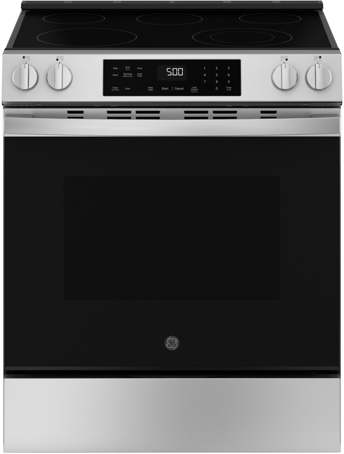 GE GRS500PVSS 30-inch Slide-In Electric Range - Front View