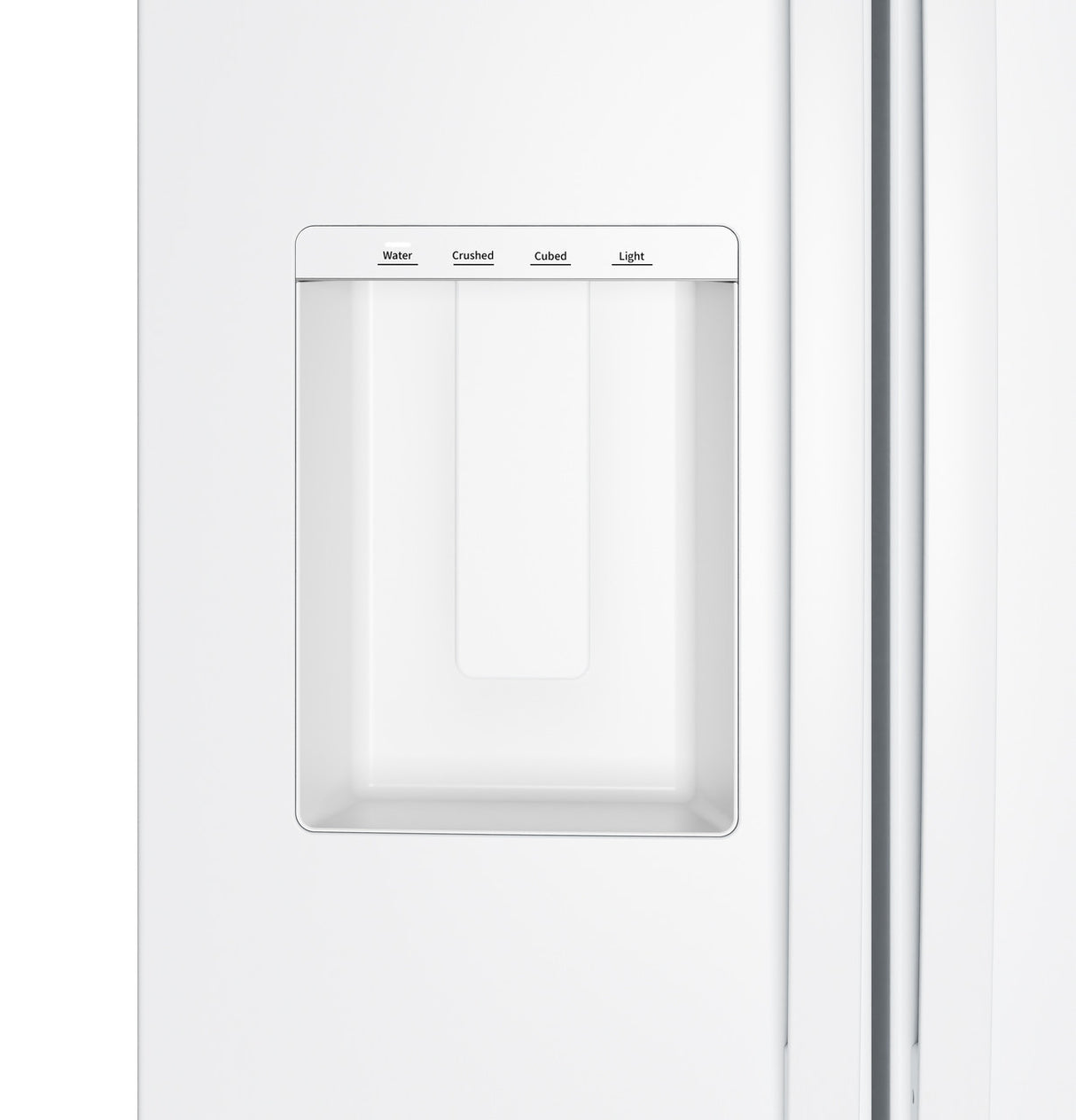 GE GSE28NGYWW crisper drawers detail