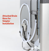 Hotpoint HDF310PGZWW dishwasher detail view