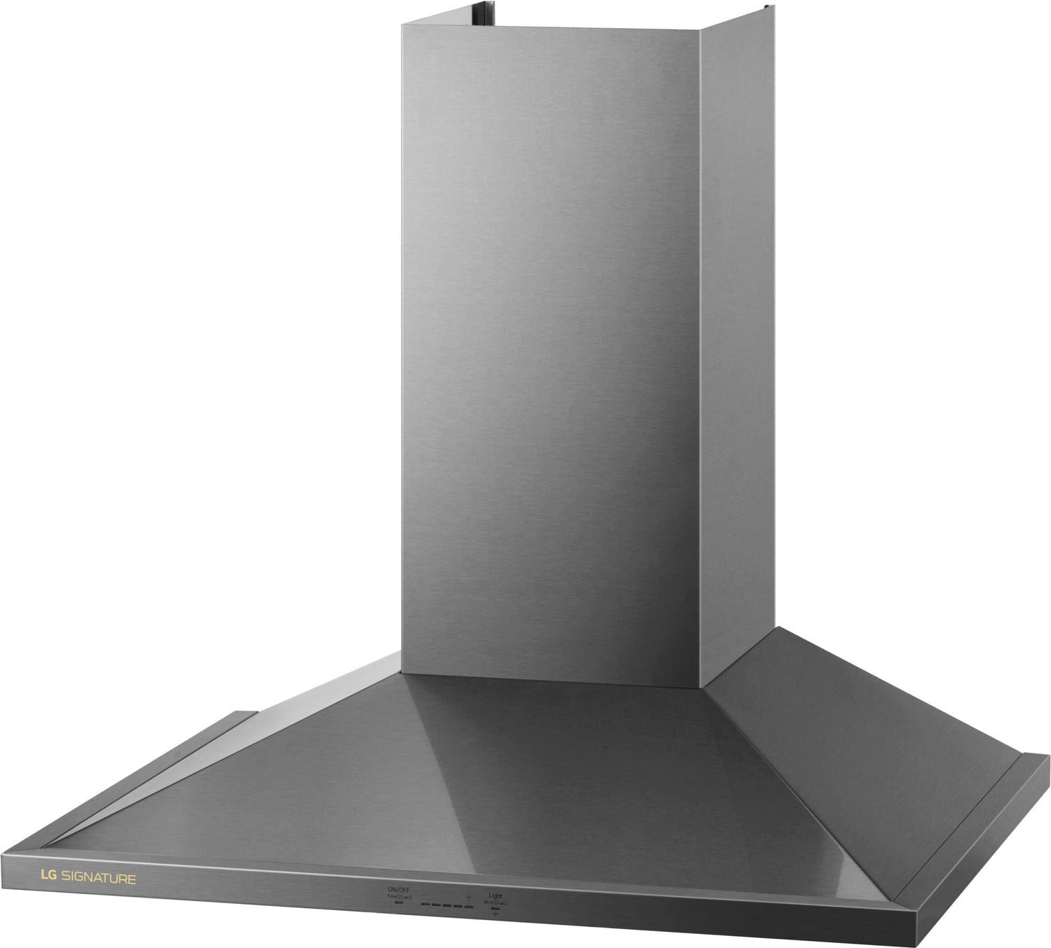 LG SIGNATURE HCEU3039X wall mount range hood left angle