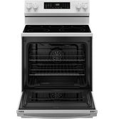 GE GRF600AVWW electric range - oven interior