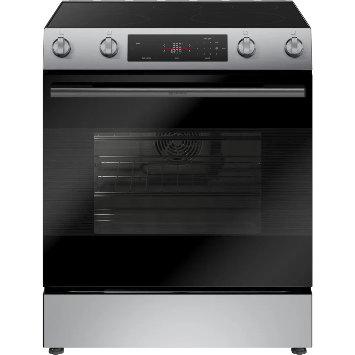 30 Inch Slide-In Electric Range with 5 Elements, 5.8 cu. ft. Oven Capacity, Storage Drawer, Self-Clean, Steam-Assist Cleaning Cycle, ADA Compliant, Sabbath Mode and Star-K Certified