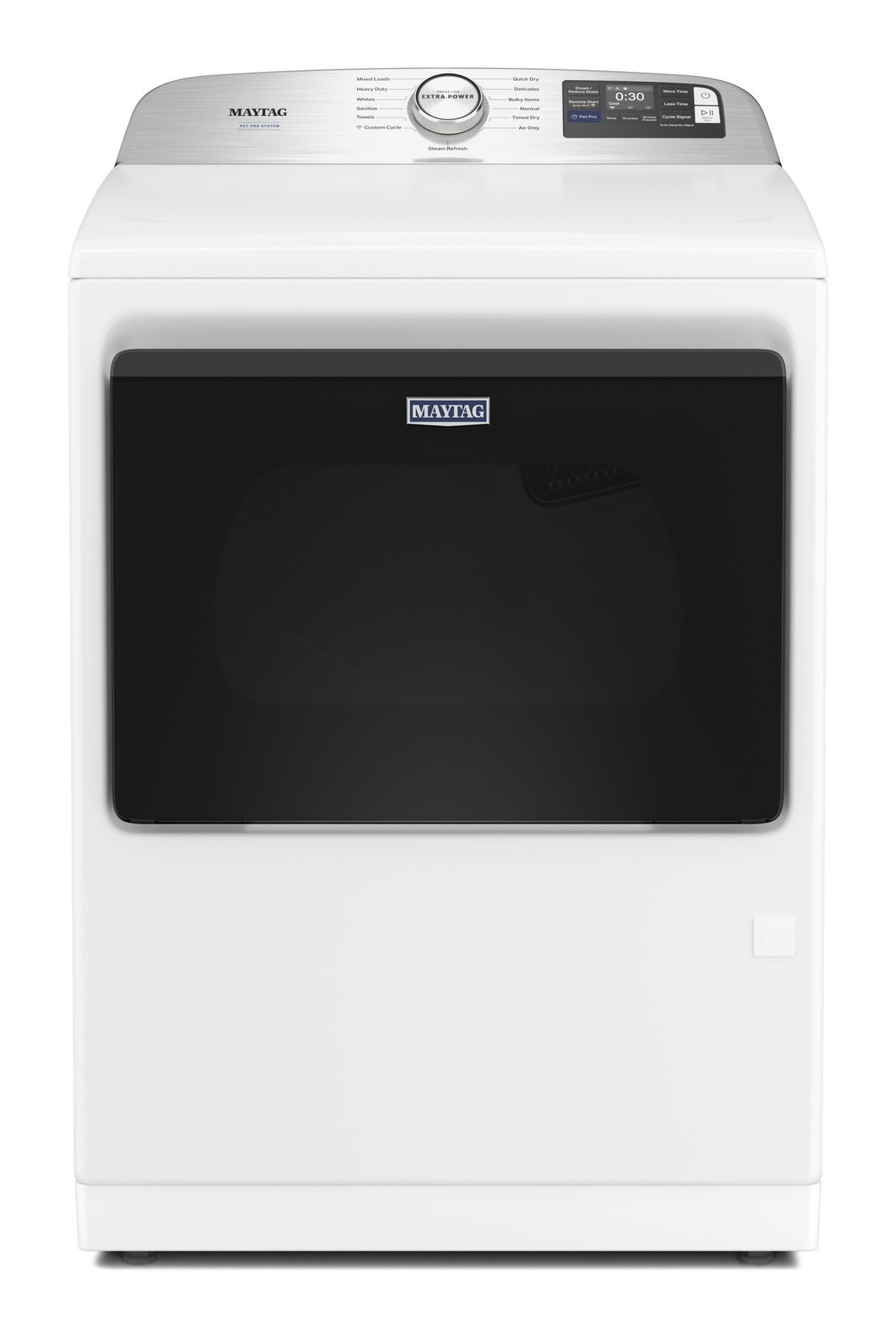 Maytag MED7205RW 7.4 cu. ft. Pet Pro top load electric dryer in white