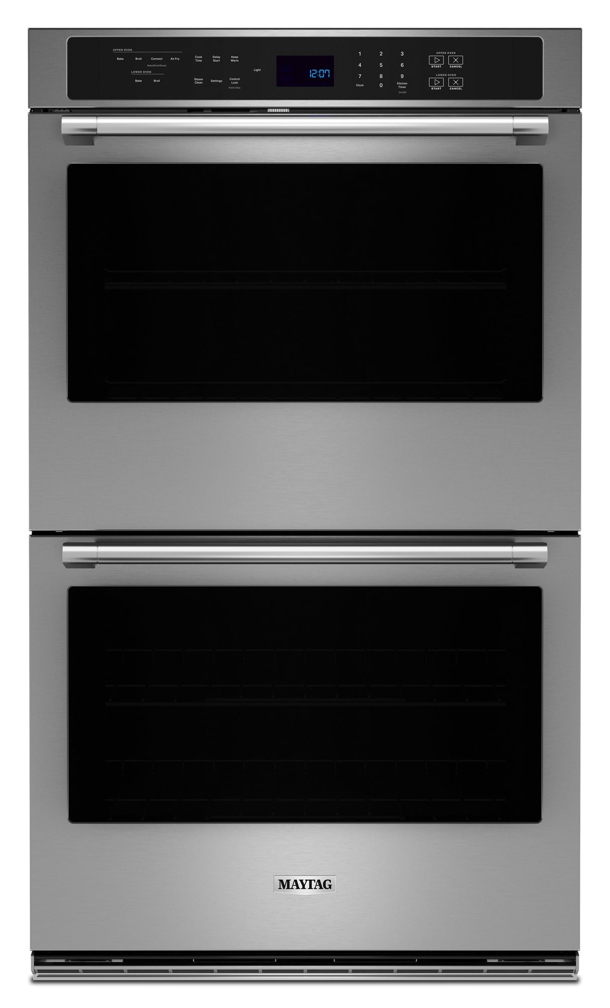 Maytag MOED4030TZ 30-inch double wall oven in fingerprint resistant stainless steel