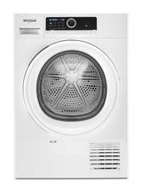 Whirlpool WCD3090JW white ventless dryer front