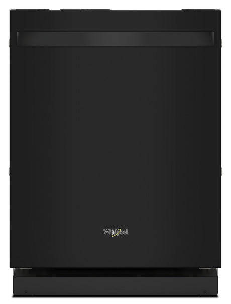 Whirlpool WDT550SAPB black dishwasher front