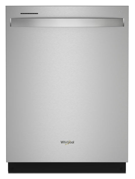 Whirlpool WDT740SALZ fingerprint-resistant stainless steel dishwasher front