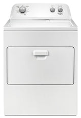 Whirlpool WED4850HW white electric dryer front