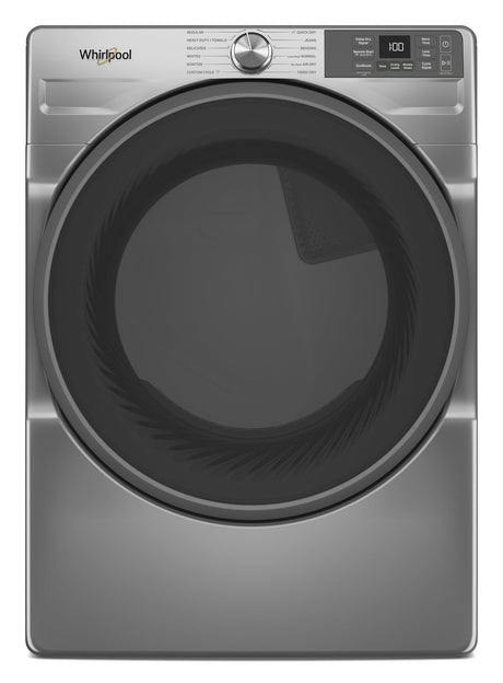 Whirlpool WED5720RR Radiant Silver electric dryer front