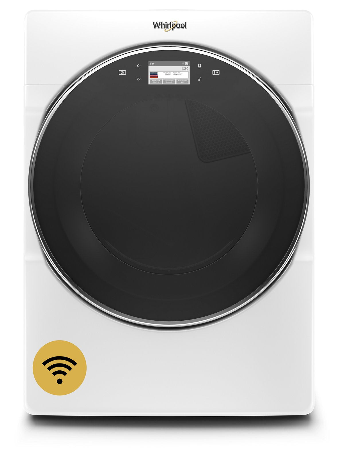 Whirlpool WED9620HW white front load electric dryer