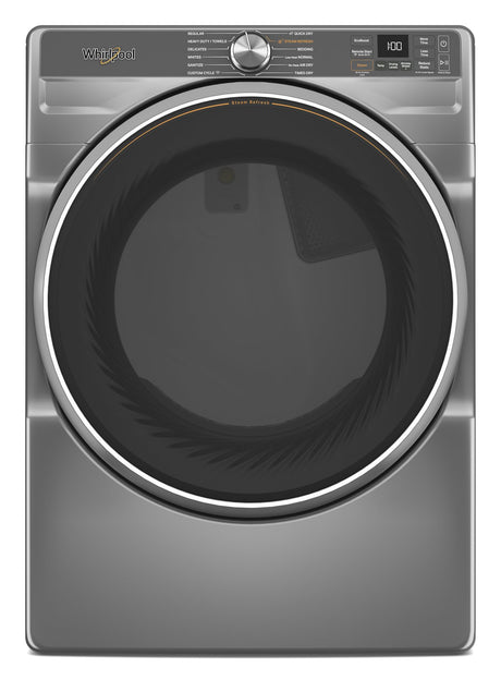 Whirlpool WGD6720RR Radiant Silver gas dryer front
