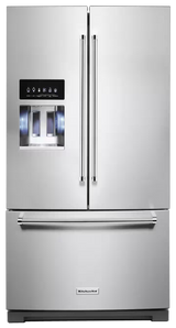 26.8 Cu. Ft. Standard-Depth French Door Refrigerator with Exterior Ice and Water Dispenser