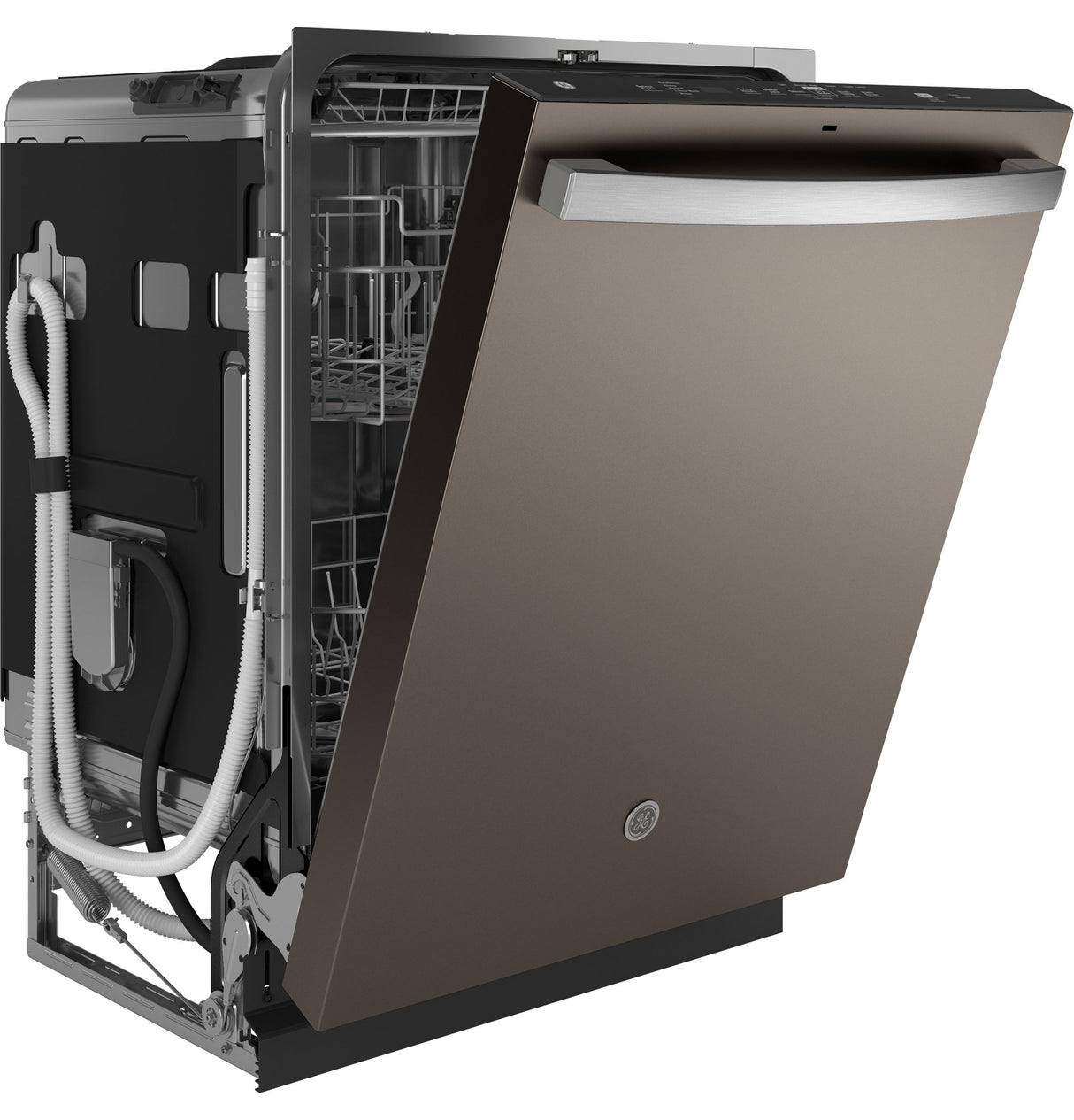 GE GDT650SMVES - 24 in. Top Control Flush-Mount Dishwasher with Stainless Steel Interior47 dBa Sound Level, Sanitize Cycle, 3rd-Rack & Dry Boost - Fingerprint Resistant Slate