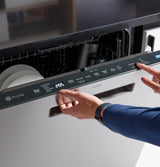 GE Profile(TM) ENERGY STAR(R) Fingerprint Resistant Top Control Stainless Interior Dishwasher with Microban(TM) Antimicrobial Protection with Sanitize Cycle - (PDP715SYVFS)