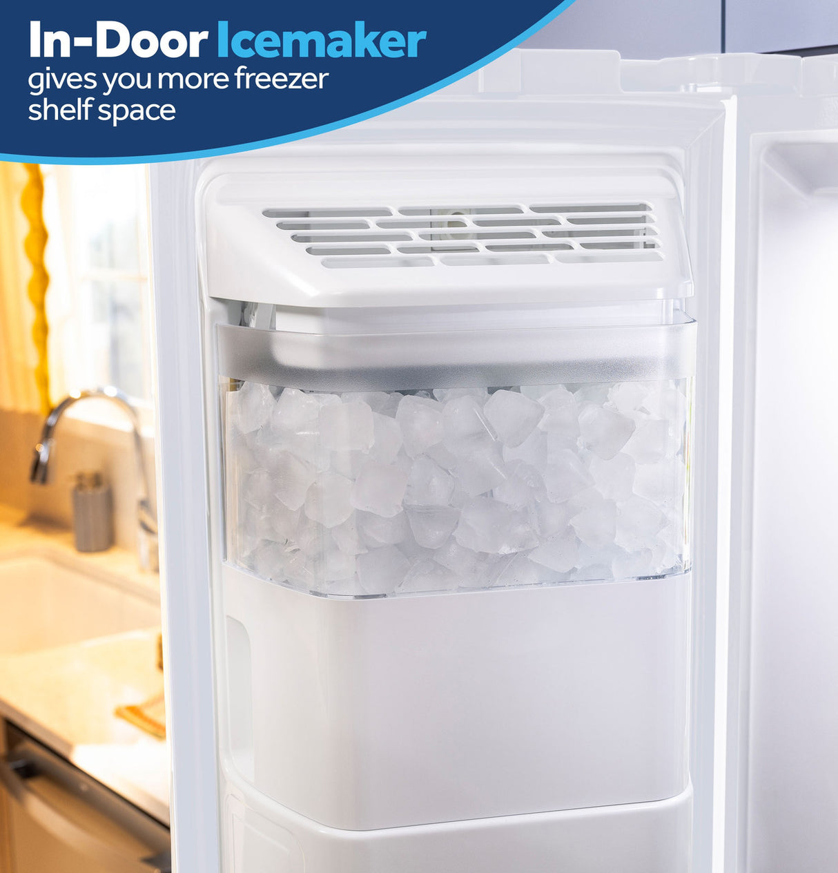 GE GSE28NGYWW ENERGY STAR certified side-by-side refrigerator