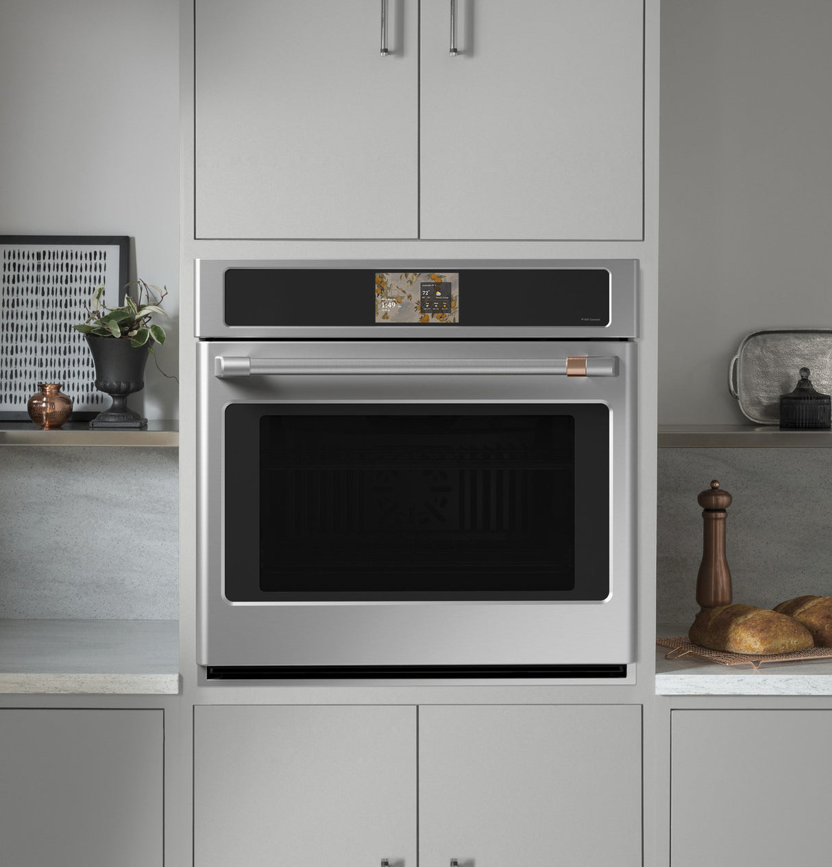 Café 27" Smart Single Wall Oven with True European Convection, 4.3 cu. ft. – Stainless Steel