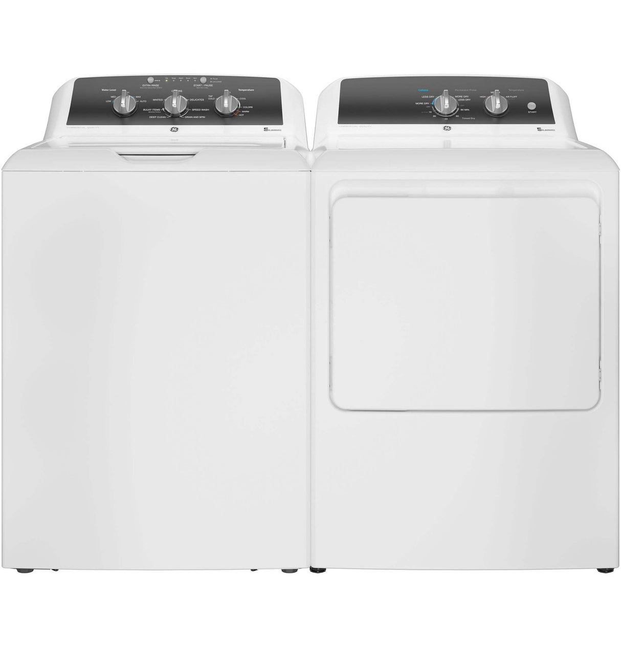 GE GTW525ACWWB top load washer — detail view