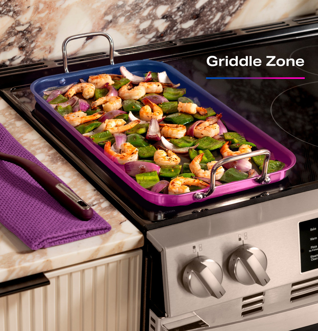 GE Profile PHS700AYFS dual element oven