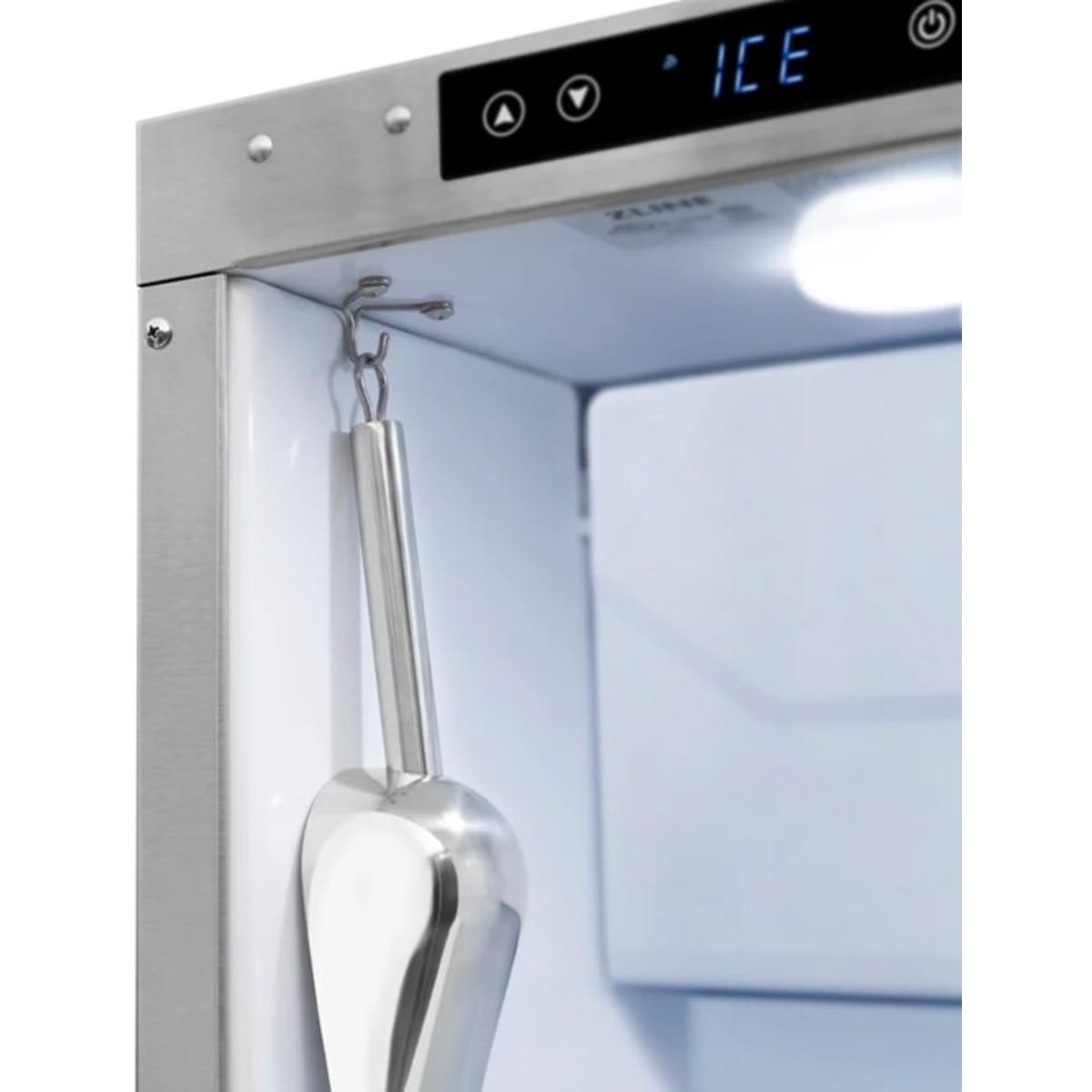 ZLINE ICCDST15 Touchstone Indoor/Outdoor 15" Built-In Ice Maker with 26 Lbs. Storage Capacity in Stainless Steel