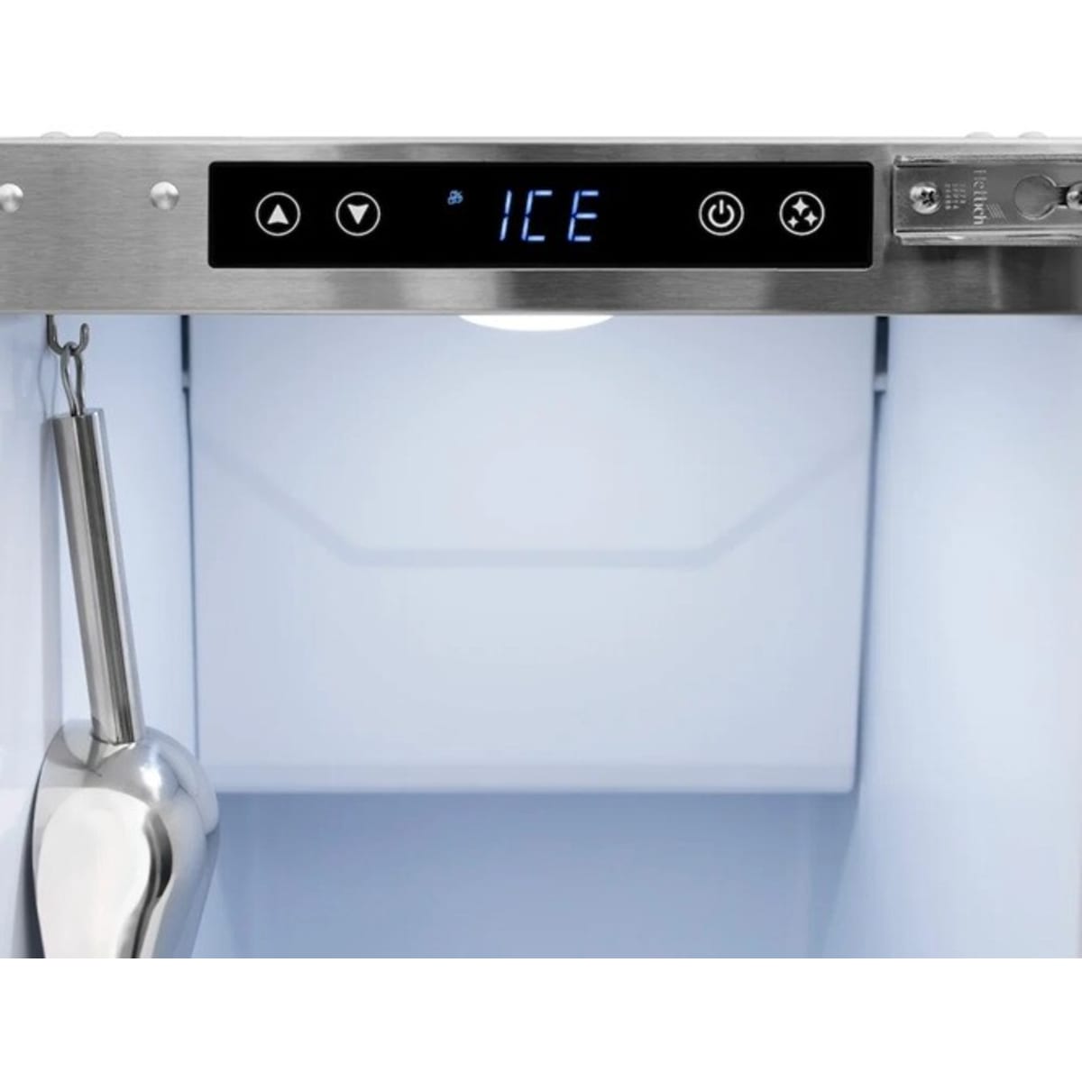 ZLINE ICCDST15 Touchstone Indoor/Outdoor 15" Built-In Ice Maker with 26 Lbs. Storage Capacity in Stainless Steel