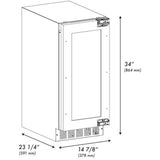 ZLINE IGMDP15 Touchstone Undercounter Ice Maker with 26 Lbs. Storage Capacity Panel Ready (Panel & Handle Not Included)