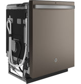 GE GDT650SMVES - 24 in. Top Control Flush-Mount Dishwasher with Stainless Steel Interior47 dBa Sound Level, Sanitize Cycle, 3rd-Rack & Dry Boost - Fingerprint Resistant Slate