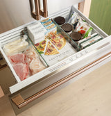 Café 36" Panel-Ready Fully Integrated French-Door Refrigerator, 20.1 cu. ft. with Convertible Climate Drawer & WiFi - Custom Panel