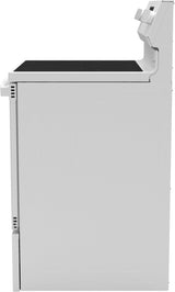 GE GRF500PVWW 30-inch Electric Range White - Cooktop Detail