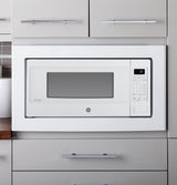 GE JX830DFWW 30 Inch Deluxe Built-In Microwave Trim Kit White alternate view