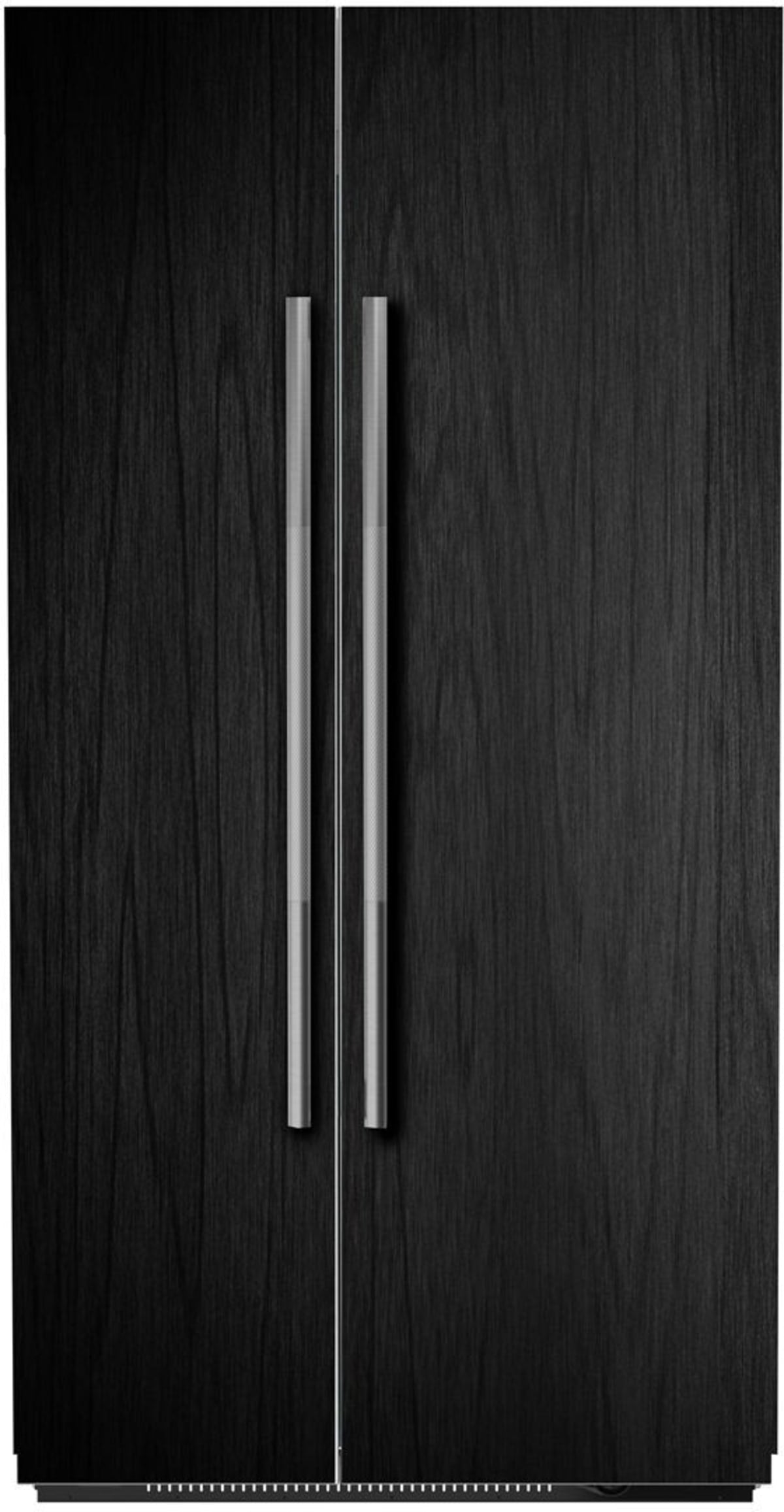 JennAir JBSFS42NMX 42 inch panel ready built-in side-by-side refrigerator front view