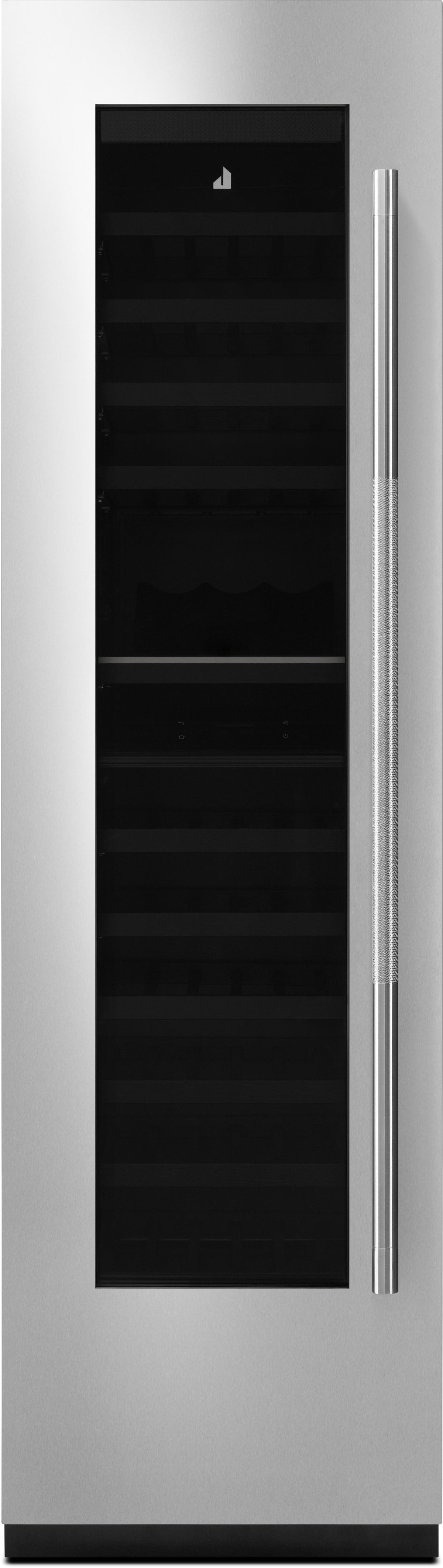 JennAir JBWFNL24RX 24-inch panel-ready dual-zone wine column refrigerator, front view