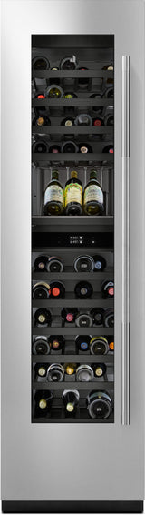 JennAir JBWFNL24RX wine column interior with wenge wood racks