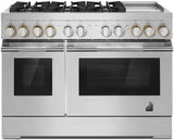 JennAir RISE 48 inch Dual-Fuel Pro Range JDRP548HL