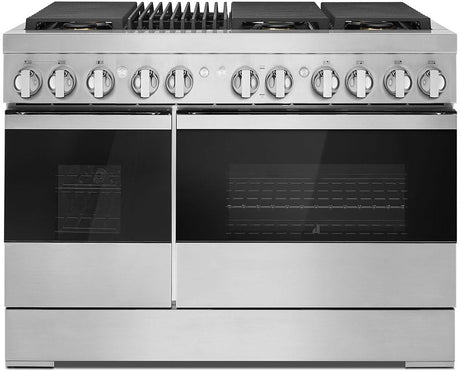 JennAir JDRP648HM NOIR 48-inch Dual-Fuel Professional Range with Grill Stainless Steel