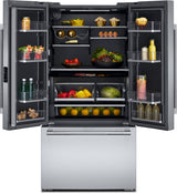 JennAir NOIR JFFCCI72SM refrigerator - internal water dispenser detail