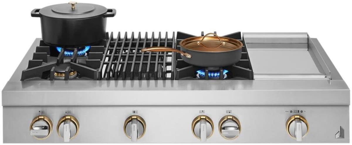 JennAir JGCP748HL rangetop in use