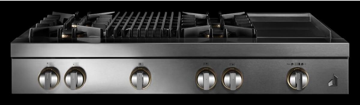 JennAir JGCP748HL rangetop front view